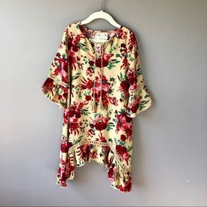 Joyfolie Girls Mia Joy Rose Peasant Dress Sz 8